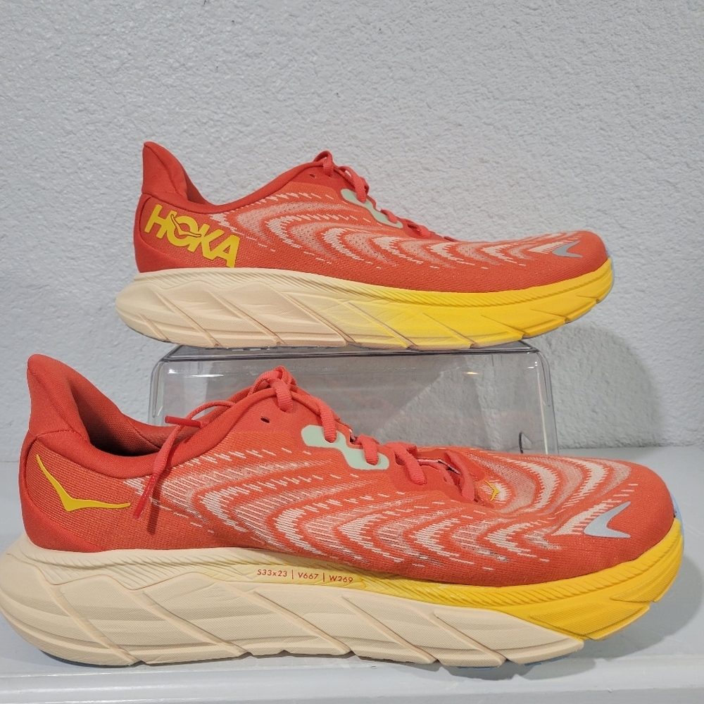 Hoka One One Arahi 6 Men’s 11D Fiesta/Amber Yellow